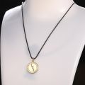 Embracing Imperfections - 10K White Gold or Platinum Diamond Pendant with Natural Diamonds for Unique Mens and Womens Necklace