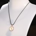 Embracing Imperfections - 10K White Gold or Platinum Diamond Pendant with Natural Diamonds for Unique Mens and Womens Necklace