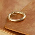 Eye-Catching Love: Unique Couple Rings - 10K Yellow Gold, Rose Gold, and Platinum with Side Engraving and Matte Finish