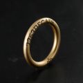 Eye-Catching Love: Unique Couple Rings - 10K Yellow Gold, Rose Gold, and Platinum with Side Engraving and Matte Finish