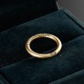 Eye-Catching Love: Unique Couple Rings - 10K Yellow Gold, Rose Gold, and Platinum with Side Engraving and Matte Finish