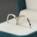 Have Mutual Affinity Platinum PT950 Couple Rings for Men and Women Pair Original Genuine Simple Creative Design