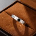 Heartbeat 10K Yellow/Rose Gold ECG Ring - Unique Design Diamond Couple Rings for Men and Women