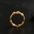 Kings Crown 18K Gold Ring - Vintage and Luxurious Mens Fashion Ring with Unique European Style