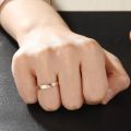 May I Be the Star, You the Moon - Unique and Original Couples Rings with Small Diamonds in 14K Gold or Platinum