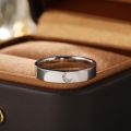 May I Be the Star, You the Moon - Unique and Original Couples Rings with Small Diamonds in 14K Gold or Platinum