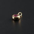 Natural Ruby Women Pendant 18K Yellow White Rose Gold Platinum Single Pendant Gold Setting Pigeon Blood Red Necklace