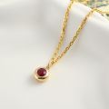 Natural Ruby Women Pendant 18K Yellow White Rose Gold Platinum Single Pendant Gold Setting Pigeon Blood Red Necklace