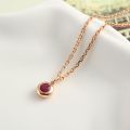 Natural Ruby Women Pendant 18K Yellow White Rose Gold Platinum Single Pendant Gold Setting Pigeon Blood Red Necklace