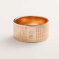 Prajnaparamita Heart Sutra Yellow Gold Ring 18k Rose Gold White Platinum Men Women Full Scripture