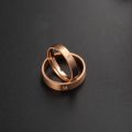 Princess-Cut Diamond Ring in 10K Rose Gold, Yellow Gold, or White Gold - Customizable Engagement and Wedding Rings for Him and Her