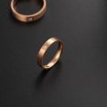 Princess-Cut Diamond Ring in 10K Rose Gold, Yellow Gold, or White Gold - Customizable Engagement and Wedding Rings for Him and Her