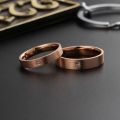 Princess-Cut Diamond Ring in 14K Rose Gold, Yellow Gold, or White Gold - Customizable Engagement and Wedding Rings for Him and Her