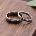 PT950 Platinum Wedding Plain Ring Men and Women Lovers Loach Back Simple Free Lettering