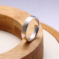 PT950 Pure Platinum Plain Ring Men and Womens Couple Wedding Rings Simple Aperture Drawing Genuine