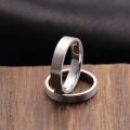 PT950 Pure Platinum Plain Ring Men and Womens Couple Wedding Rings Simple Aperture Drawing Genuine