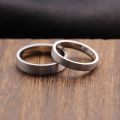 PT950 Pure Platinum Plain Ring Men and Womens Couple Wedding Rings Simple Aperture Drawing Genuine