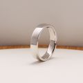 PT950 Pure Platinum Plain Ring Men and Womens Couple Wedding Rings Simple Aperture Drawing Genuine