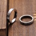 PT950 Pure Platinum Plain Ring Men and Womens Couple Wedding Rings Simple Aperture Drawing Genuine