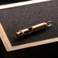 Small Gold Whistle Necklace Can Blow 18k Gold Platinum Male Female Lovers Pendants Customized