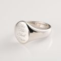 This Too Shall Pass - Solomons Seal Ring in 10K Gold or Platinum with Retro and Unique Design for Men and Women