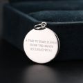 To Every Thing There Is A Season Bible Verse Pendant Necklaces for Women and Men 10K Gold Jewelry Prayer Charm Faith Birthday Christmas Gifts Personalize Customize