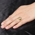 To Every Thing There Is A Season Ring Gifts for Women Friendship 14K Real Gold Jewelry for Girls Her Birthday Christmas Gifts Personalize Customize